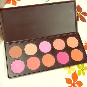 Bh cosmetics 10 color blush palette
